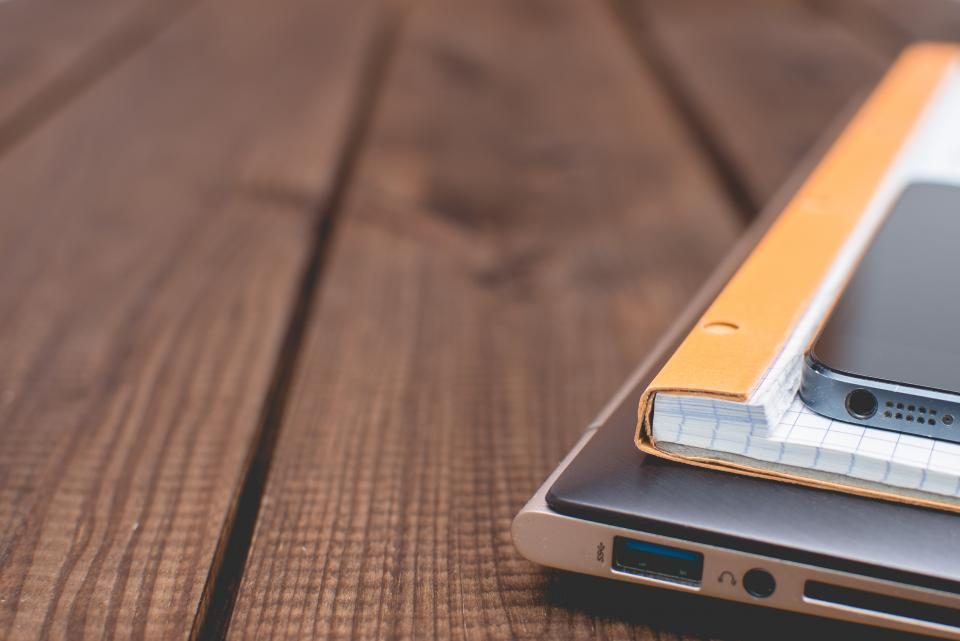 Illustrative photograph of laptop Notebook